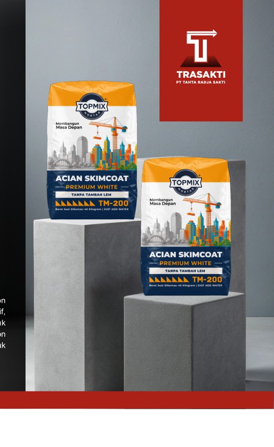 TM 200 Acian Skimcoat Putih Premium Trasakti
