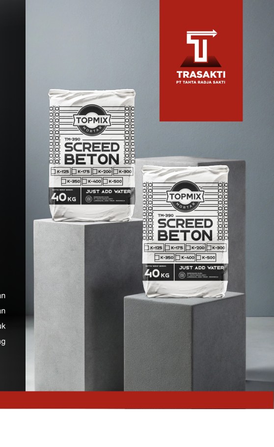 TM 390 Screed Beton Trasakti